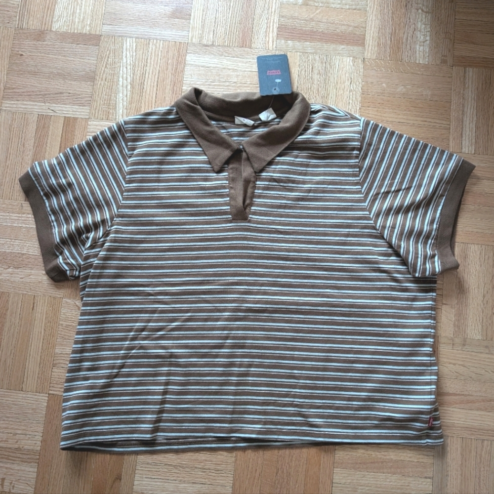 Levis Cropped Collared Shirt
